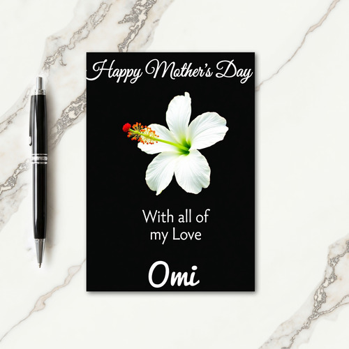 Elegant Floral Mothers Love Card