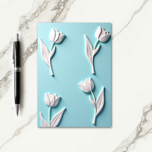 Elegant Floral Springtime Card