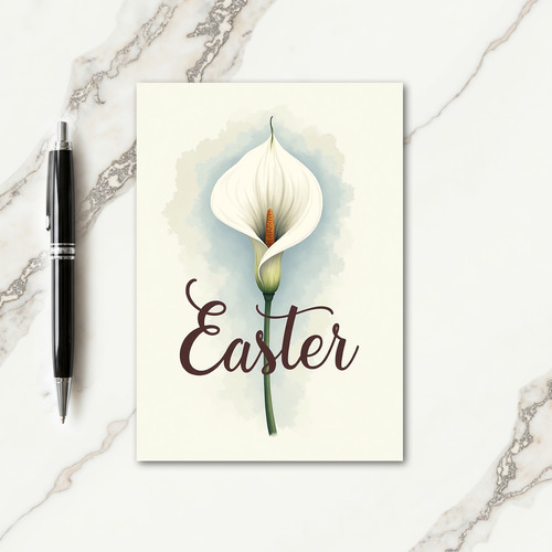 Elegant Flower Greeting Card