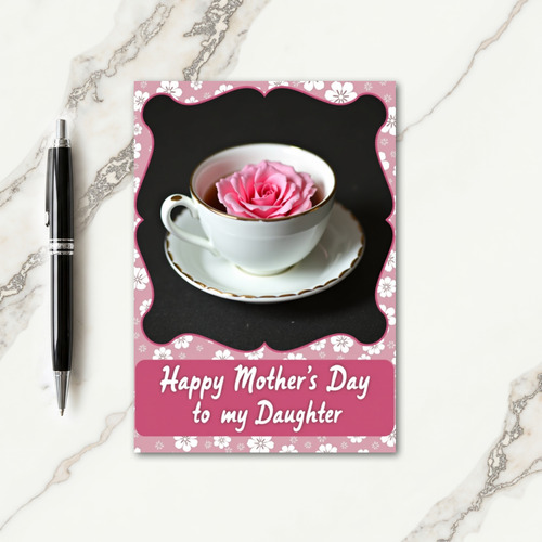 Elegant Fuchsia Mothers Card