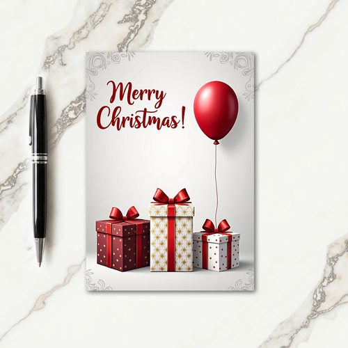 Elegant Gifts Christmas Card