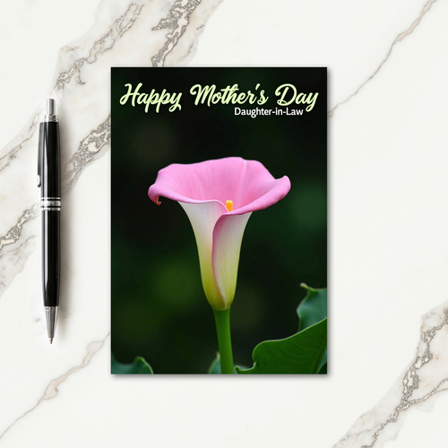 Elegant Green Mother Card Design