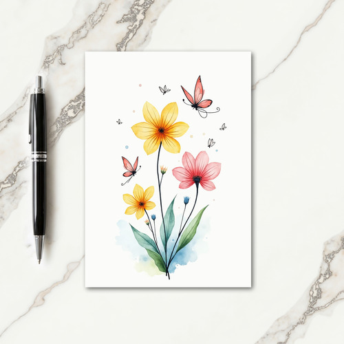 Elegant Insect Mothers Day Card