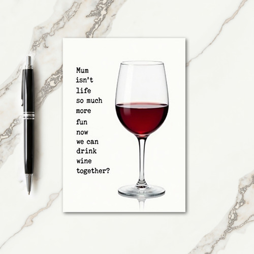 Elegant Liquid Mothers Day Card