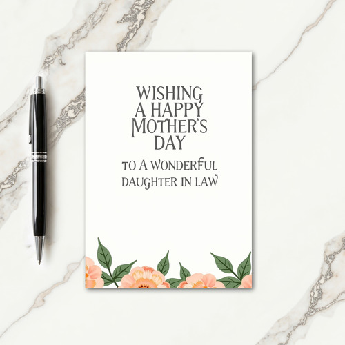 Elegant Mom Day Card