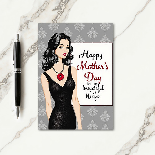 Elegant Mom Graphic Card