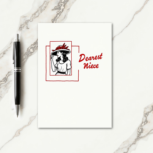 Elegant Mom Illustration Card