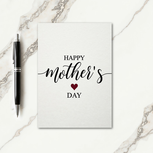 Elegant Mom Serif Script Card