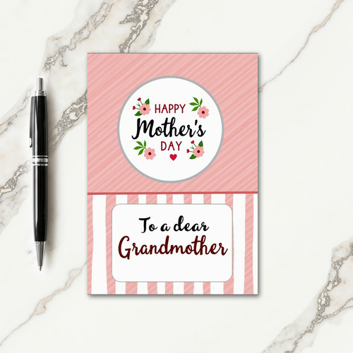 Elegant Moms Day Greeting Card
