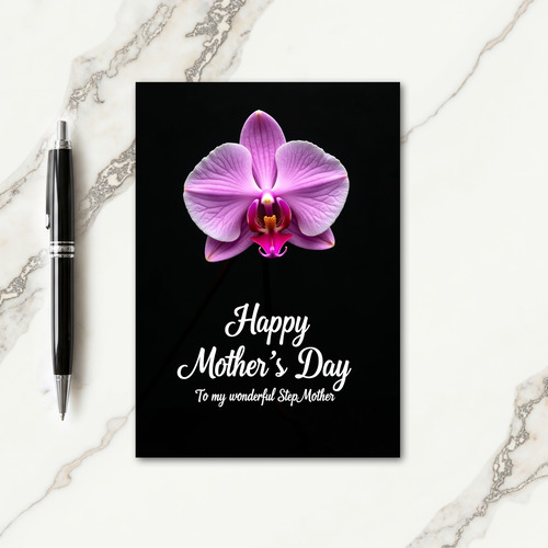 Elegant Moms Orchid Bloom Card
