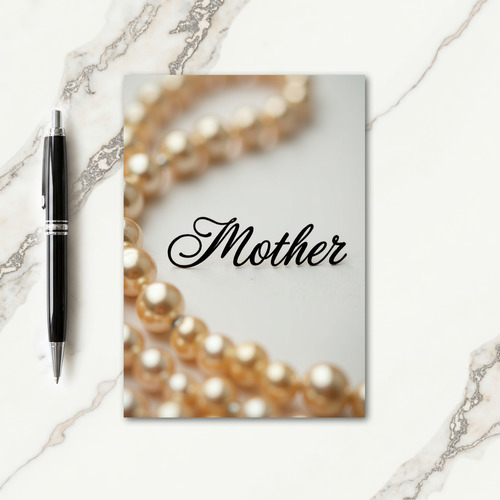 Elegant Mother Illustration Card