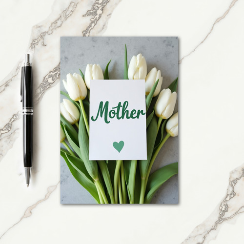Elegant Mother Message Card