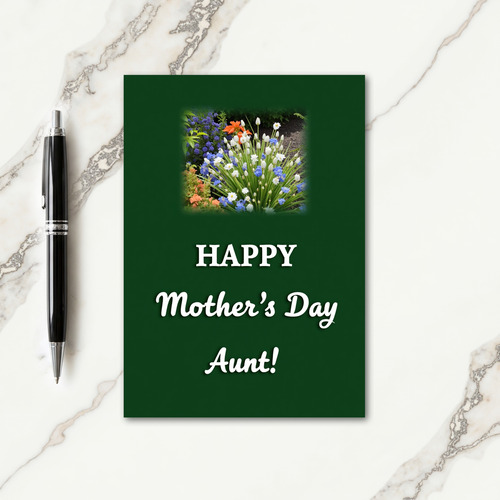 Elegant Mothers Day Aunt Card