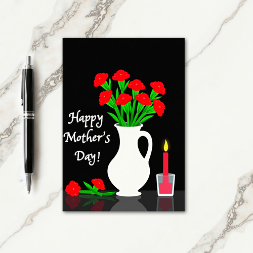 Elegant Mothers Day Bouquet Card