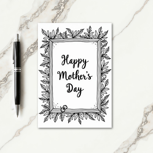 Elegant Mothers Day Greet Card