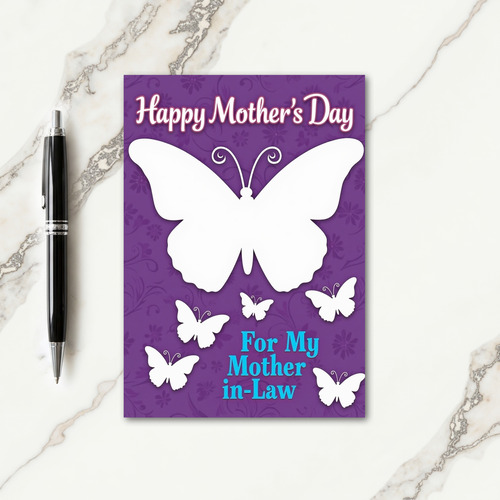 Elegant Mothers Day Insect Card