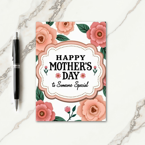 Elegant Mothers Day Ornate Card