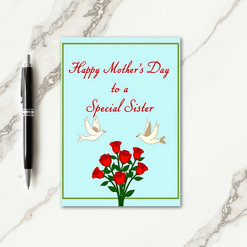 Elegant Mothers Day Peace Card
