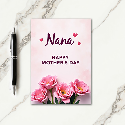 Elegant Mothers Day Peony Card