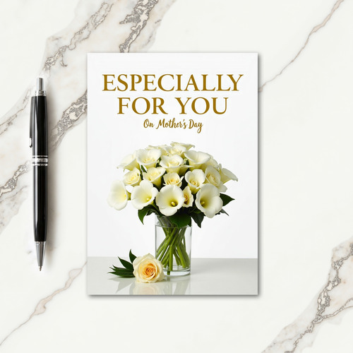 Elegant Mothers Day Rose Card