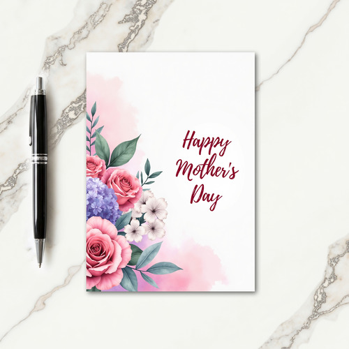 Elegant Mothers Day Script Love Card