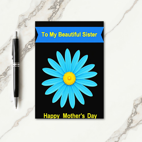 Elegant Mothers Day Sister Card