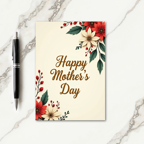 Elegant Mothers Day Tribute Card
