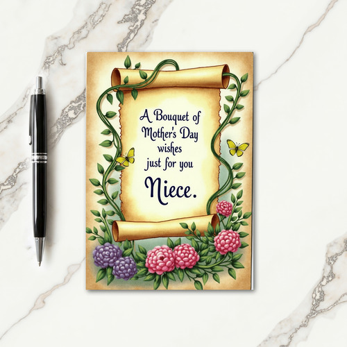 Elegant Mothers Day Vine Card