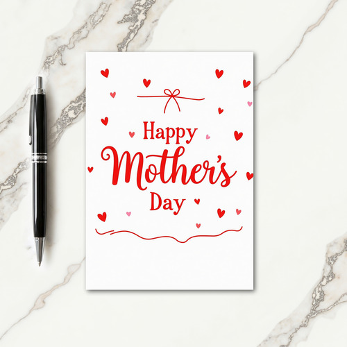 Elegant Mothers Day Wave Card