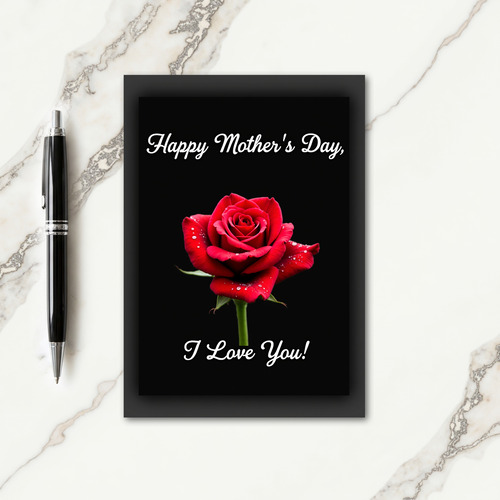 Elegant Mothers Love Bloom Card
