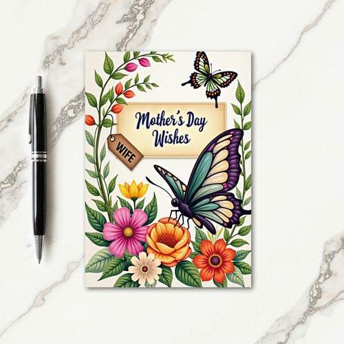 Elegant Mothers Message Card