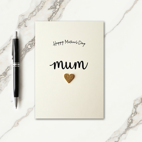 Elegant Mums Day Greeting Card