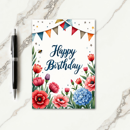 Elegant Natures Birthday Card