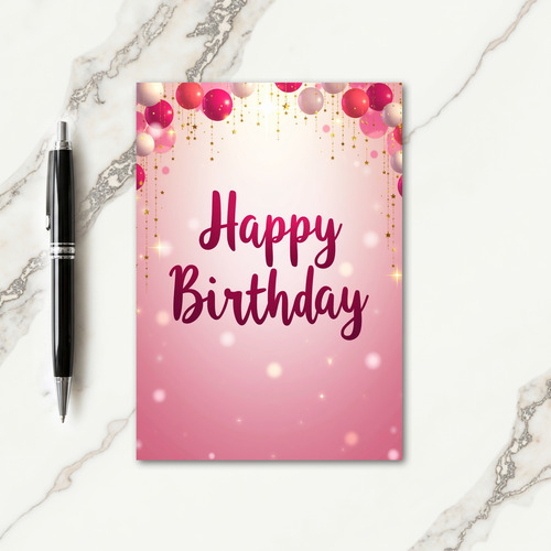 Elegant Ornament Birthday Card