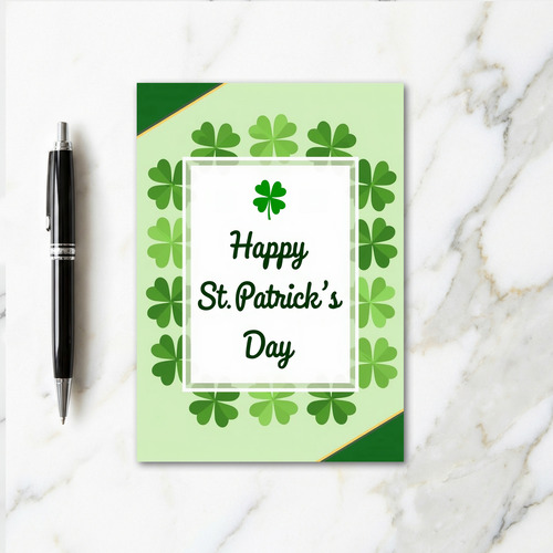 Elegant Patrick Day Card
