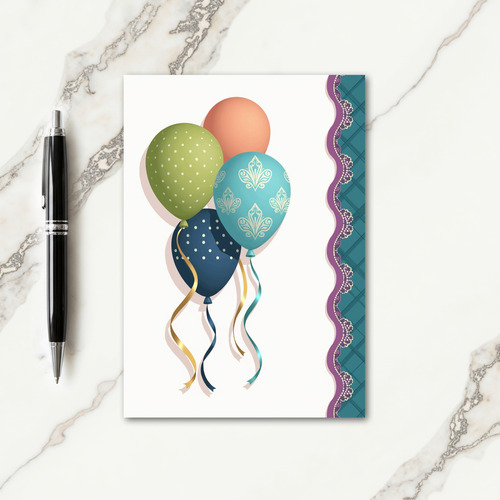 Elegant Pattern Birthday Card