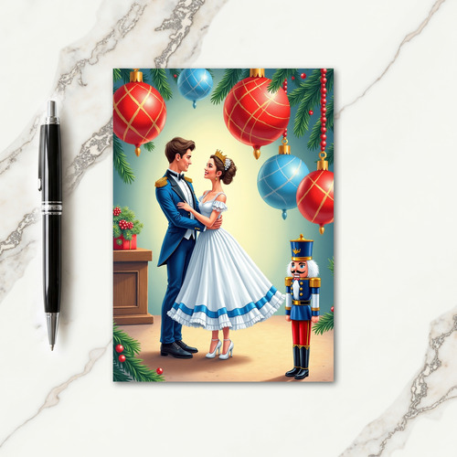 Elegant Romance Christmas Card thumbnail