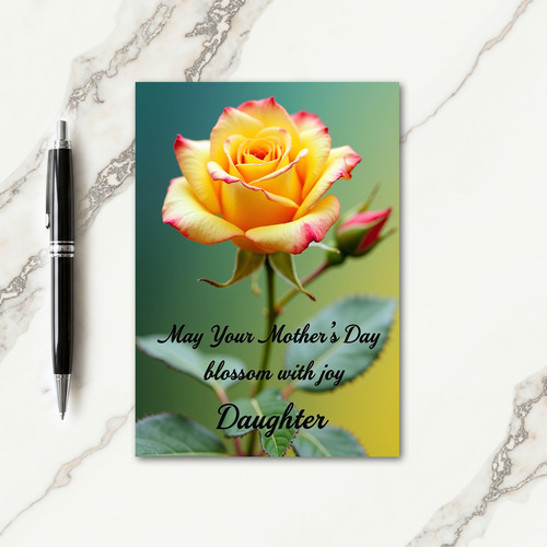 Elegant Rosebud Mothers Day Card