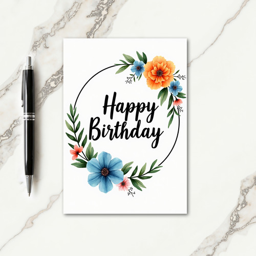 Elegant Script Celebration Card