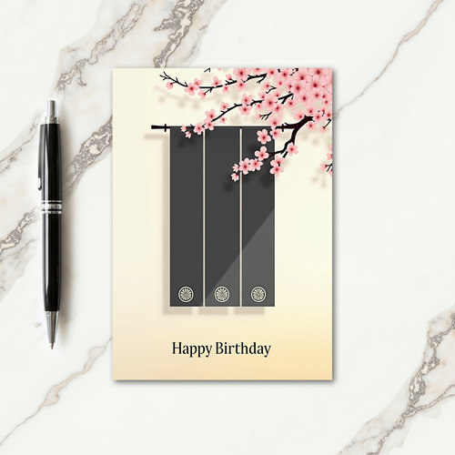 Elegant Spoke Birthday Card