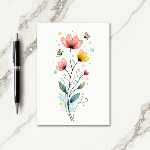 Elegant Spring Mothers Day Art Card
