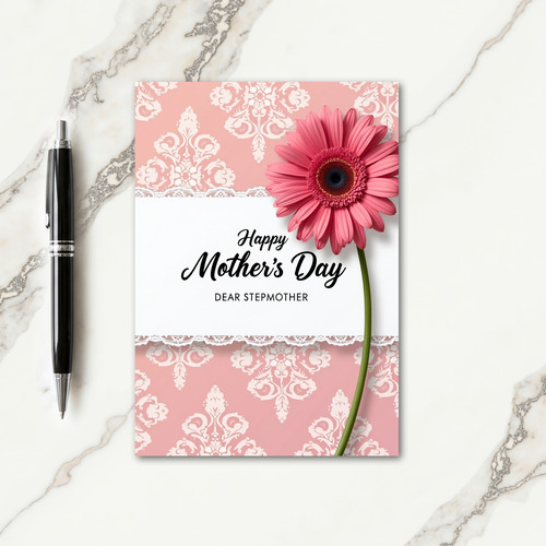 Elegant Stepmothers Day Card