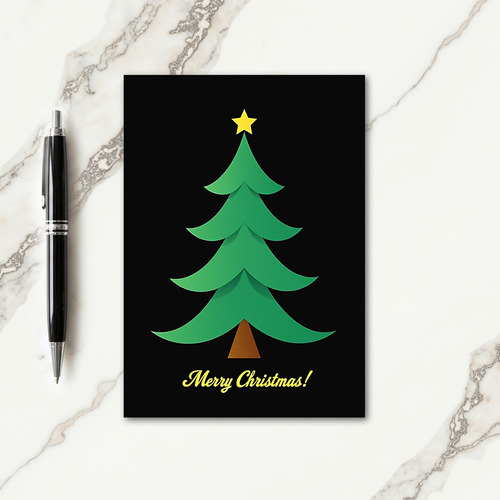 Elegant Tree Christmas Card