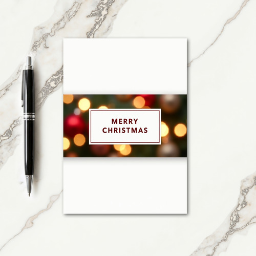 Elegant Typography Christmas Card thumbnail