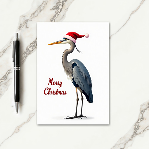 Elegant Wader Holiday Card thumbnail