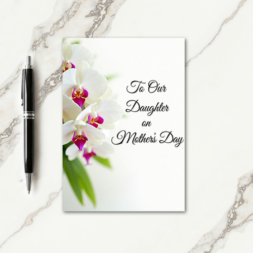 Elegant White Blossom Card