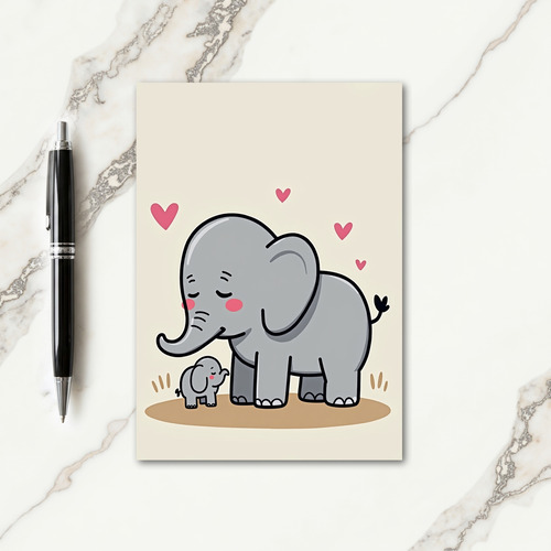 Elephant Love Mothers Day Card