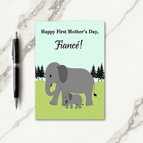 Elephant Mother Love Card