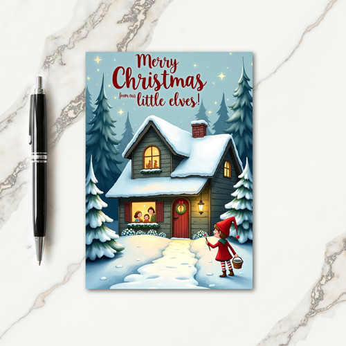 Elf Yourself Christmas Card
