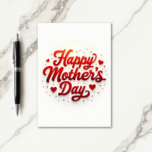 Embossed Mothers Day Card
